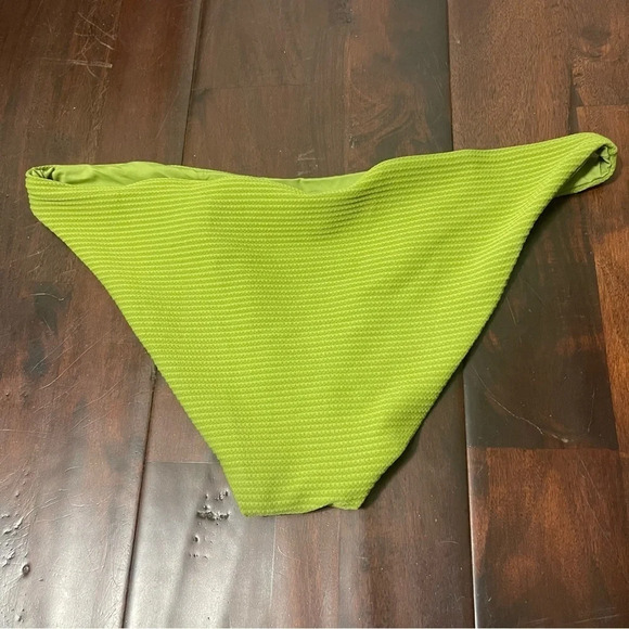 L Space Bikini Bottom women’s Size XL Green Ribbed - Picture 4 of 5